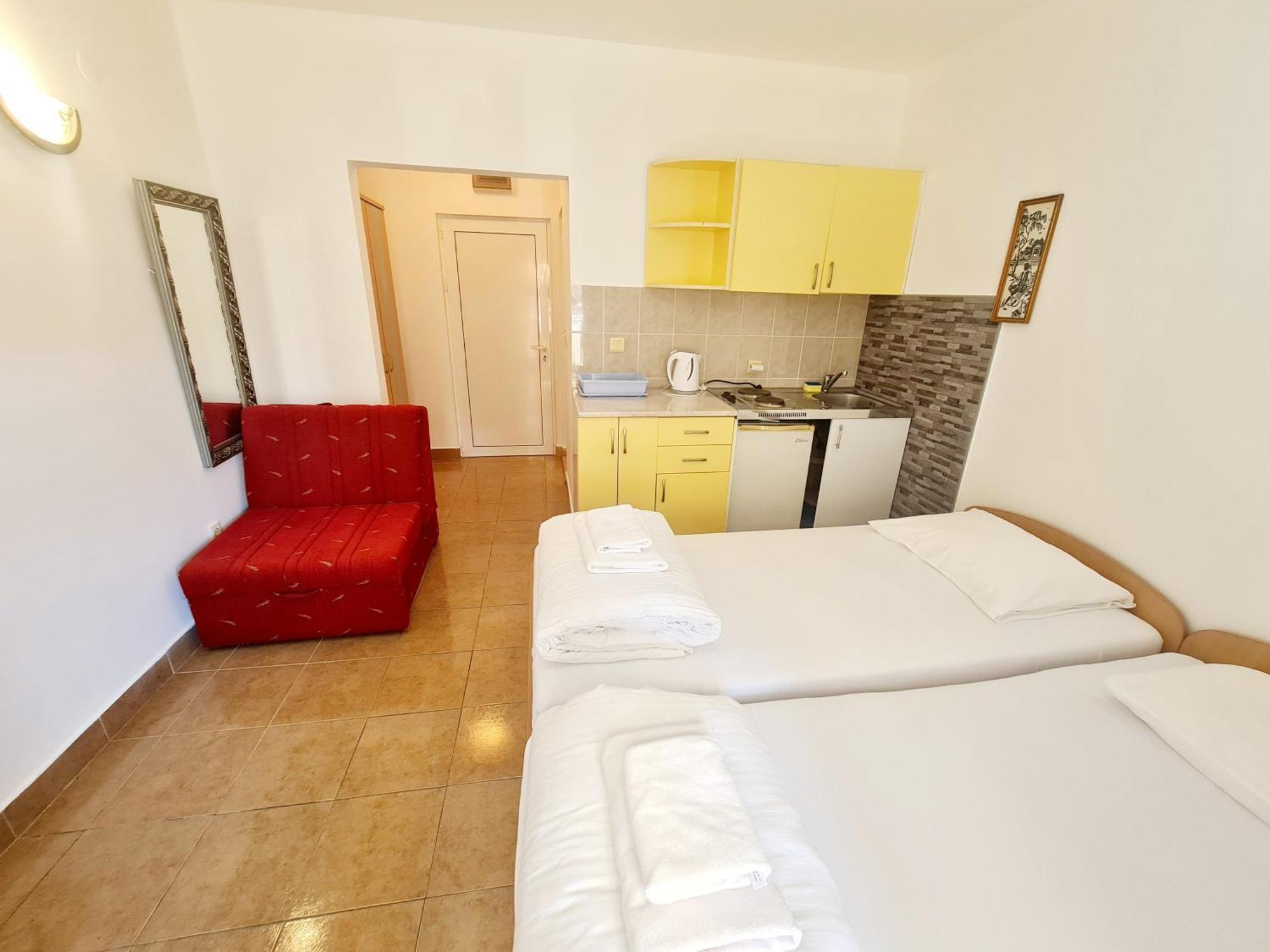 Apartments Pier Budva Rum bild